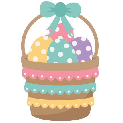 Easter Basket SVG scrapbook cut file cute clipart files for silhouette