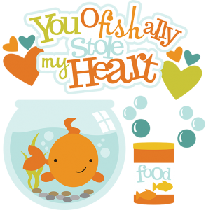 You Ofishally Stole My Heart SVG fish clipart fish bowl clipart free svg files cute fish clip art