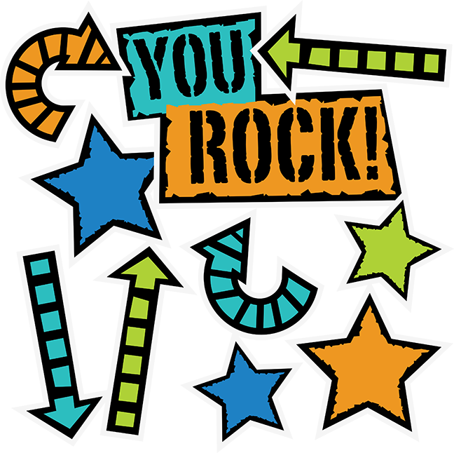you rock you rule clipart - photo #43