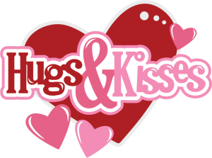 Hugs &amp; Kisses SVG Scrapbook files svg files for scrapbooking svg cutting files for scrapbooks cute svg cuts