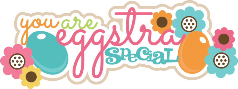 You Are Eggstra Special SVG Scrapbook Title Easter Svg Scrapbook Title 