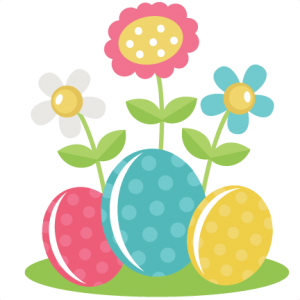 Easter Eggs With Flowers SVG files for scrapbooking free svg files free svgs for cutting machines