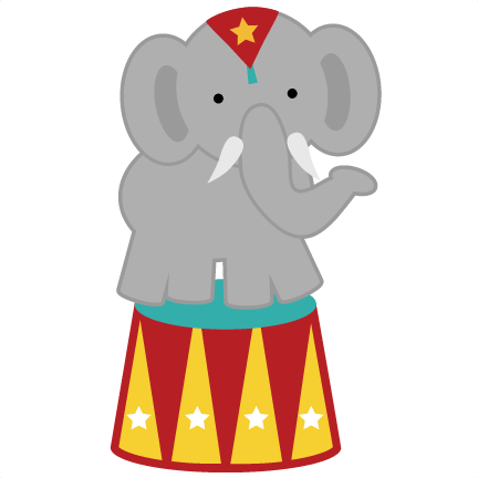 Circus Elephant SVG file for scrapbooking circus svg files elephant svg