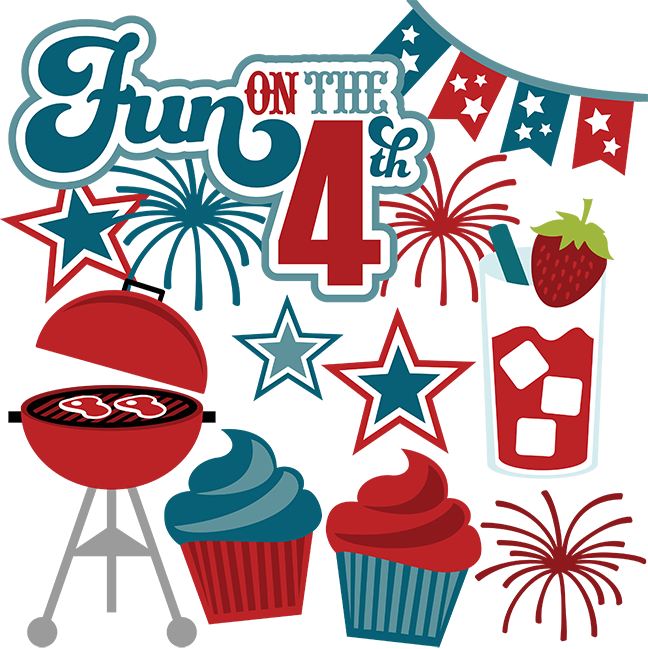 Fun On The 4th SVG scrapbook files 4th of july svg files july 4th svg