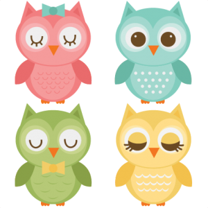 Assorted Owl Set SVG files for scrapbooking owl svg file owl svg cut file owl cut files