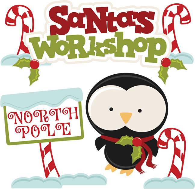 santa workshop clipart - photo #21