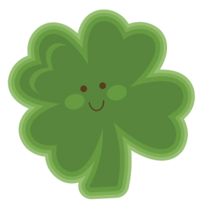 Cute Clover SVG cutting file for scrapbooking st. patricks day svg cut files