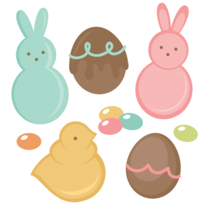 Easter Candy Set SVG cutting files easter egg svg cut file easter eggs cut files for scrapbooks