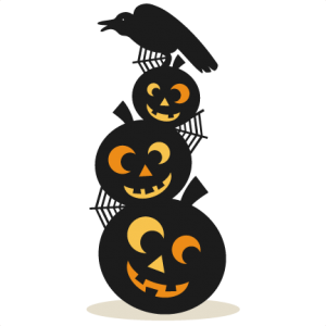 Jack-O-Lanterns With Bird SVG cutting files pumpkin svg cuts cute svg cut files cute cut files for cricut free svgs