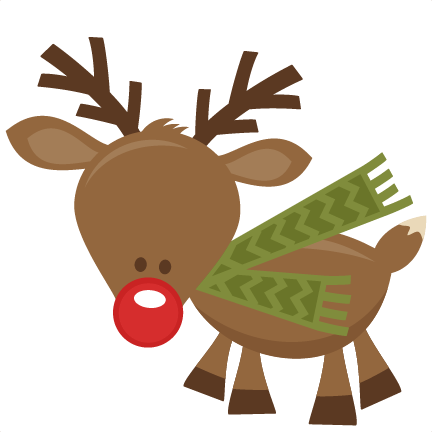 Cute Reindeer SVG cutting files for scrapbooking cute cut files