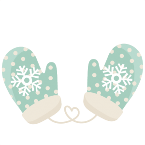 Cute Mittens SVG scrapbook title winter svg cut file snowflake svg cut files for cricut cute svgs free