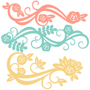 Flower Flourishes SVG scrapbook cut file cute clipart files for silhouette cricut pazzles free svgs free svg cuts cute cut files