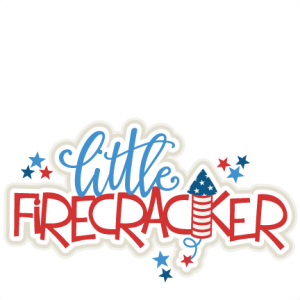 Little Firecracker Title SVG scrapbook cut file cute clipart clip art files for silhouette cricut pazzles free svgs free svg cuts cute cut files