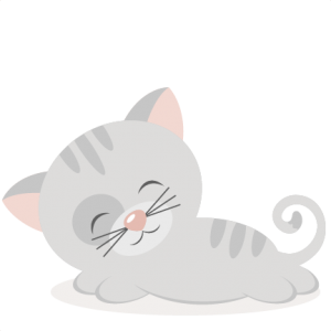 Sleeping Kitty SVG scrapbook cut file cute clipart files for silhouette cricut pazzles free svgs free svg cuts cute cut files