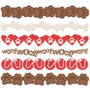 Dog Borders SVG scrapbook cut file cute clipart files for silhouette cricut pazzles free svgs free svg cuts cute cut files