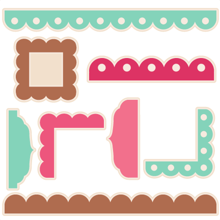 Download Tags Borders and Corners Set SVG scrapbook cut file cute ...