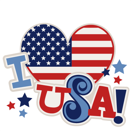 Download I Heart USA Title SVG scrapbook cut file cute clipart files for silhouette cricut pazzles free ...