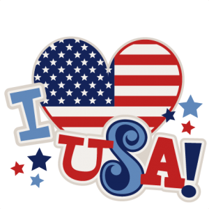 I Heart USA Title SVG scrapbook cut file cute clipart files for silhouette cricut pazzles free svgs free svg cuts cute cut files