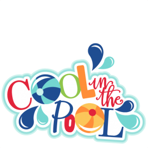 Cool in the Pool Titles SVG scrapbook cut file cute clipart files for silhouette cricut pazzles free svgs free svg cuts cute cut files