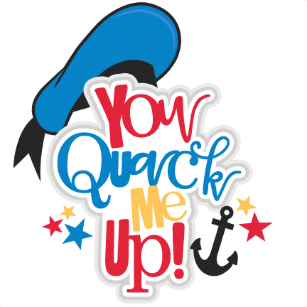 Download You Quack Me Up Title SVG scrapbook cut file cute clipart ...