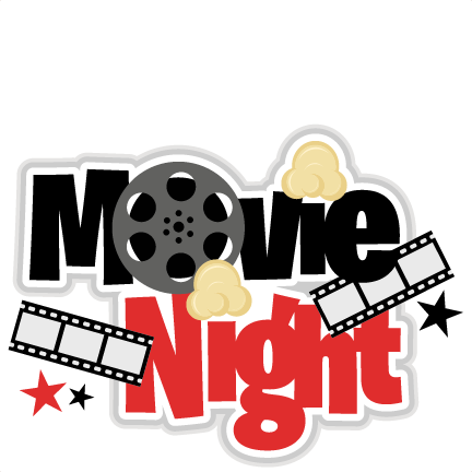 Download Movie Night Title SVG scrapbook cut file cute clipart ...