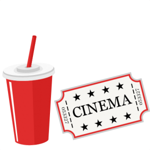 Movie Ticket and Soda SVG scrapbook cut file cute clipart files for silhouette cricut pazzles free svgs free svg cuts cute cut files