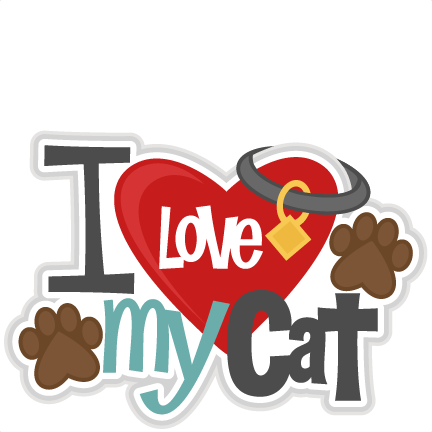 Download I Love My Cat Title SVG scrapbook cut file cute clipart ...