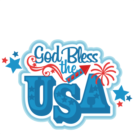 Download God Bless The Usa Title Svg Scrapbook Cut File Cute Clipart Files For Silhouette Cricut Pazzles Free Svgs Free Svg Cuts Cute Cut Files