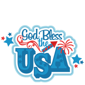 God Bless the USA Title SVG scrapbook cut file cute clipart files for silhouette cricut pazzles free svgs free svg cuts cute cut files