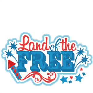 Land of the Free Title SVG scrapbook cut file cute clipart files for silhouette cricut pazzles free svgs free svg cuts cute cut files