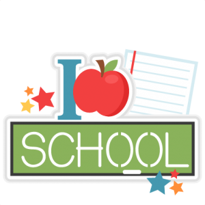 I Love School Title SVG scrapbook cut file cute clipart files for silhouette cricut pazzles free svgs free svg cuts cute cut files