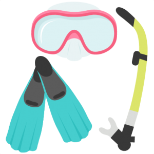 Snorkel Gear Set SVG scrapbook cut file cute clipart files for silhouette cricut pazzles free svgs free svg cuts cute cut files