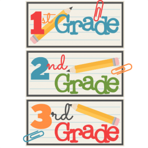 1st 2nd 3rd Grade Titles SVG scrapbook cut file cute clipart files for silhouette cricut pazzles free svgs free svg cuts cute cut files