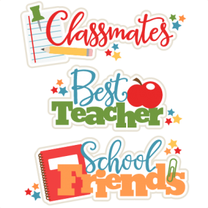 School Class Titles Set SVG scrapbook cut file cute clipart files for silhouette cricut pazzles free svgs free svg cuts cute cut files