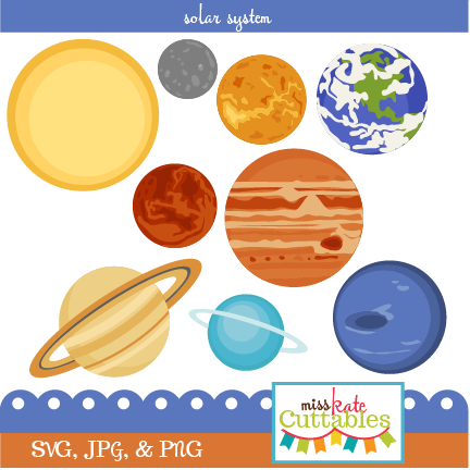 Download Solar System Set Svg Scrapbook Cut File Cute Clipart Files For Silhouette Cricut Pazzles Free Svgs Free Svg Cuts Cute Cut Files