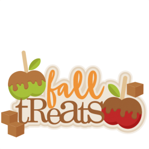 Fall Treats Title SVG scrapbook cut file cute clipart files for silhouette cricut pazzles free svgs free svg cuts cute cut files