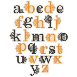 Spidereweb Lowerrcase Alphabet SVG scrapbook cut file cute clipart files for silhouette cricut pazzles free svgs free svg cuts cute cut files