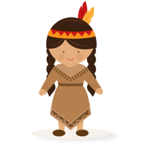 Thanksgiving Girl Native American SVG scrapbook cut file cute clipart files for silhouette cricut pazzles free svgs free svg cuts cute cut files