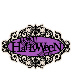 Halloween Title SVG scrapbook cut file cute clipart files for silhouette cricut pazzles free svgs free svg cuts cute cut files