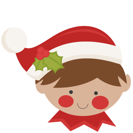 Christmas Elf SVG scrapbook cut file cute clipart files for silhouette