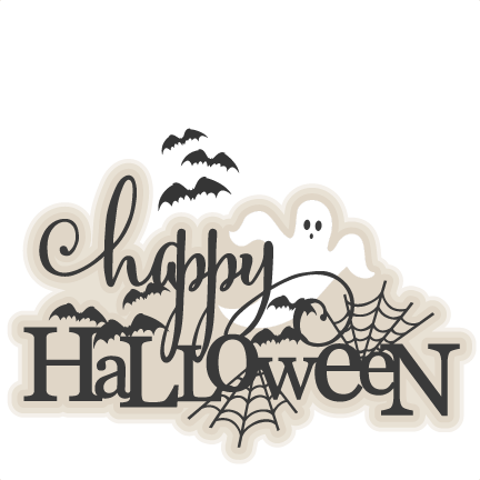 Download Happy Halloween Title SVG scrapbook cut file cute clipart ...