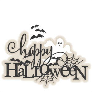 Happy Halloween Title SVG scrapbook cut file cute clipart files for silhouette cricut pazzles free svgs free svg cuts cute cut files