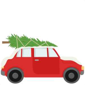 Car With Christmas Tree SVG scrapbook cut file cute clipart files for silhouette cricut pazzles free svgs free svg cuts cute cut files