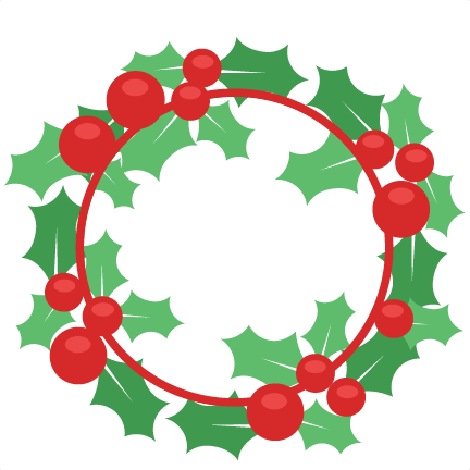 Download Christmas Wreath SVG scrapbook cut file cute clipart files ...