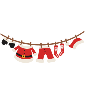 Santa's Clothes  SVG scrapbook cut file cute clipart files for silhouette cricut pazzles free svgs free svg cuts cute cut files