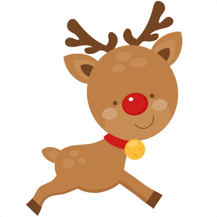Download Christmas Reindeer scrapbook cut file cute clipart files ...