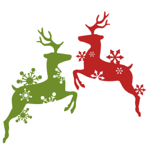 Reindeer Snowflake Flourish Set SVG scrapbook cut file cute clipart files for silhouette cricut pazzles free svgs free svg cuts cute cut files