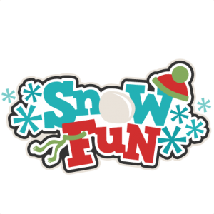 Snow Fun Title SVG scrapbook cut file cute clipart files for silhouette cricut pazzles free svgs free svg cuts cute cut files