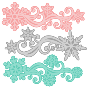 Snowflake Flourish Set SVG scrapbook cut file cute clipart files for silhouette cricut pazzles free svgs free svg cuts cute cut files