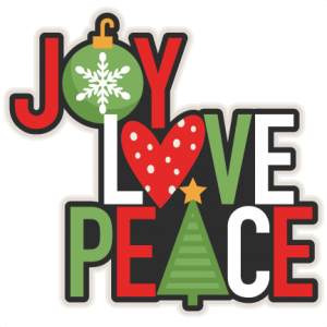 Joy Love Peace Christmas Title scrapbook cut file cute clipart files for silhouette cricut pazzles free svgs free svg cuts cute cut files